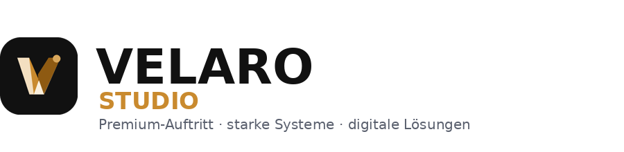 VELARO Studio Logo